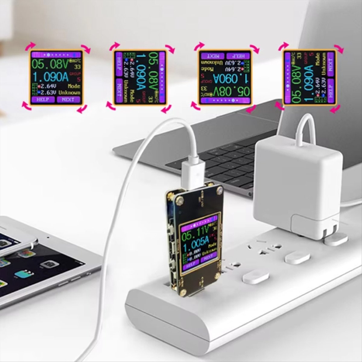 Power Supply Tester - A99X Digital Color LCD Instrument A3