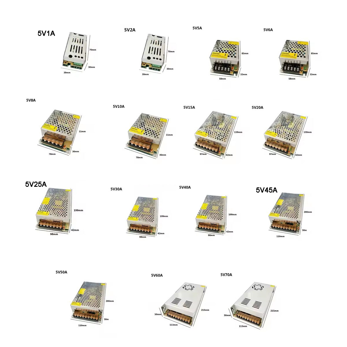 Switching Power Supply DC 5V 2 - đánh giá và giá Smps Power Supply