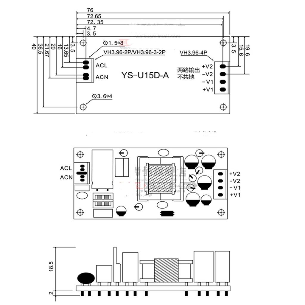 Power Supply Module Dual Outpu - đánh giá và giá Ac Power Supply
