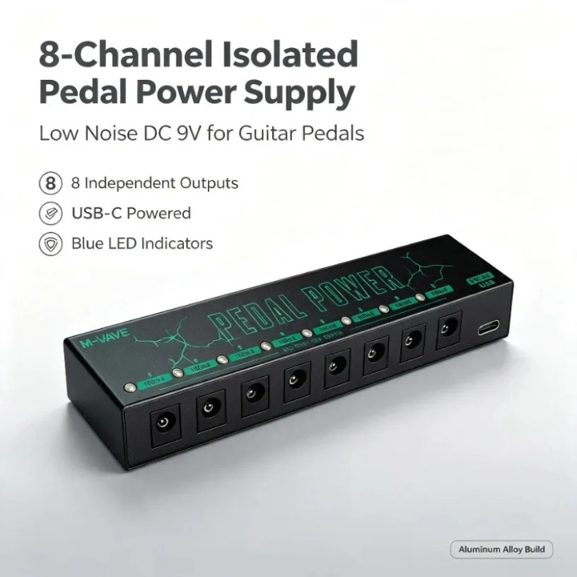 Compact 8 Channel Isolated Ped - đánh giá và giá Power Supply