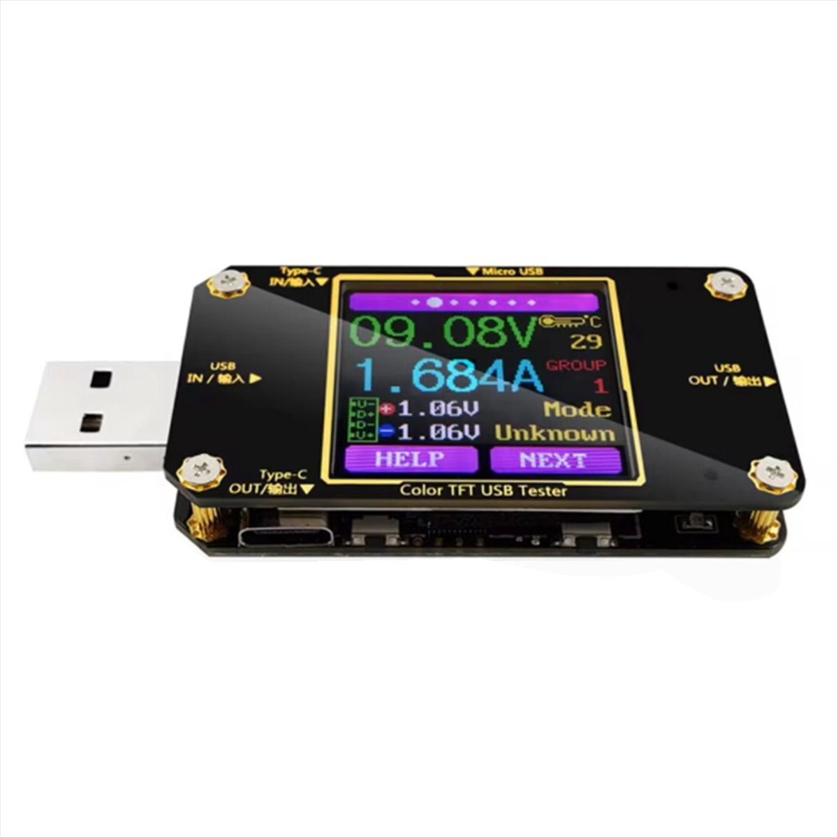 A99X Digital Color LCD Instrum - đánh giá và giá Power Supply Tester