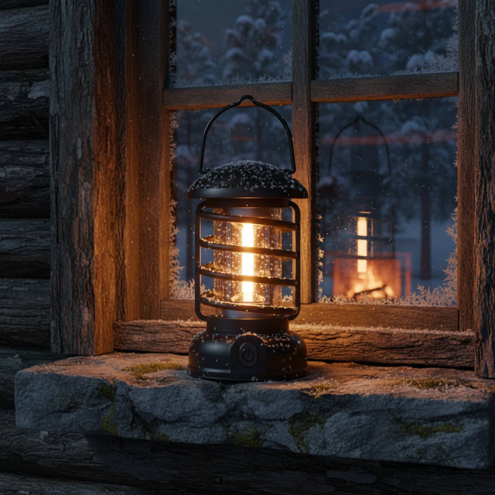 Retro Camping Lantern Two-Way  - đánh giá và giá Power Supply