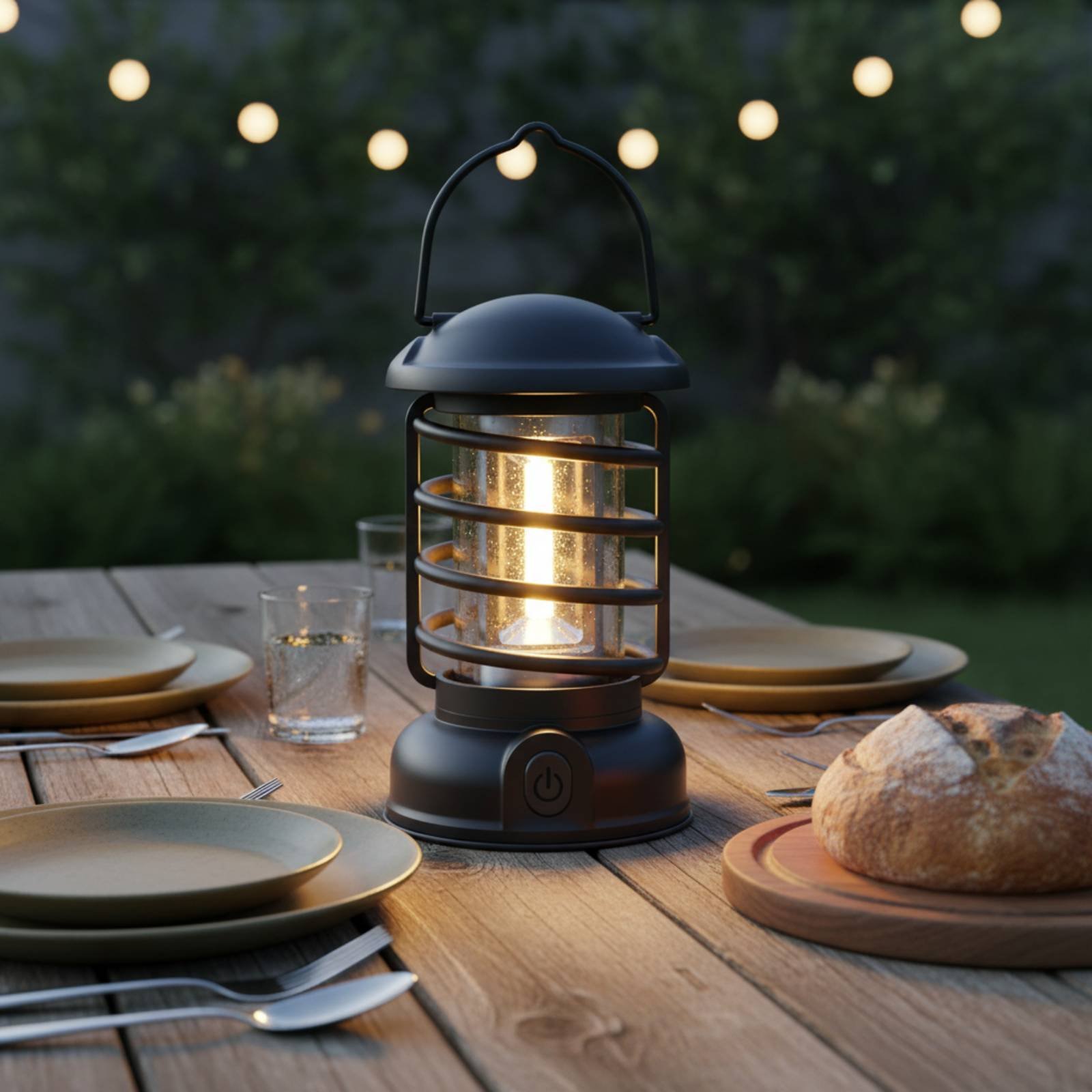 Retro Camping Lantern Two-Way  - đánh giá và giá Power Supply
